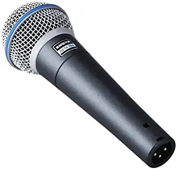 Shure BETA 58A Vocal Microphone - Single Element Supercardioid Dynamic Mic for Stage and Studio, Includes A25D Adjustable Stand Adapter, 5/8” to 3/8” (Euro) Thread Adapter and Storage Bag - Image 7