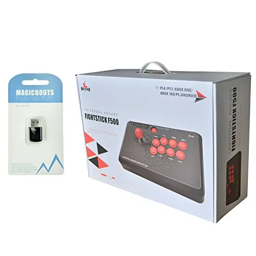 PS5 Fighting Stick PS5 Fightstick MAYFLASH F500 Arcade FightStick joystick and MAGICBOOTS Bundle for PS5 PS4 Compatible PS5, Xbox Series S/X, PS4,PS3, Xbox One, Xbox 360, PC, Switch - Image 2