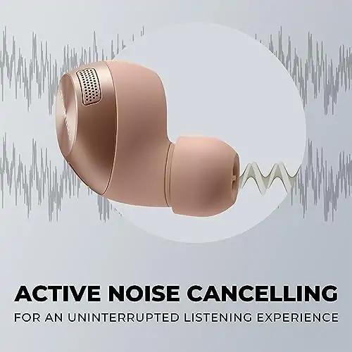 Technics HiFi True Wireless Multipoint Bluetooth Earbuds II, Active Noise Cancelling, 3 Device MultiPoint Connectivity, Impressive Call Quality, LDAC Compatible, EAH-AZ40M2-N (Rose Gold) - Image 3