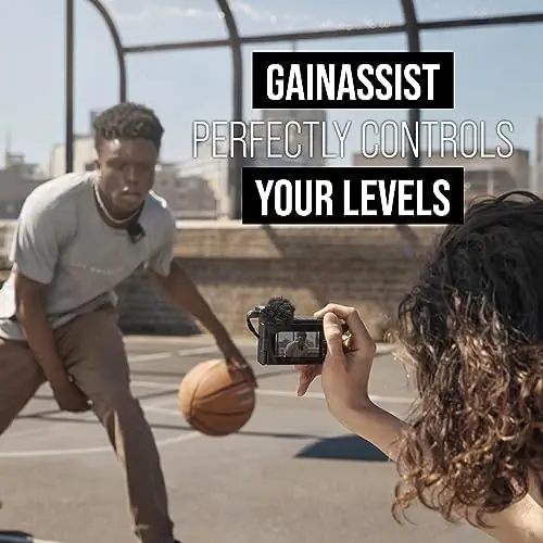 RØDE Wireless ME Ultra-compact Wireless Microphone System with Built-in Microphones, GainAssist Technology and 100m Range for Filmmaking, Interviews and Content Creation - Image 4