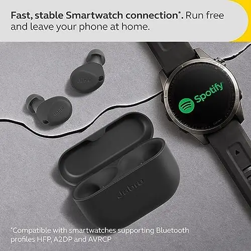 Jabra Elite 8 Active - Best and Most Advanced Sports Wireless Bluetooth Earbuds with Comfortable Secure Fit, Military Grade Durability, Active Noise Cancellation, Dolby Surround Sound – Dark Grey - Image 9
