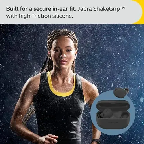 Jabra Elite 8 Active - Best and Most Advanced Sports Wireless Bluetooth Earbuds with Comfortable Secure Fit, Military Grade Durability, Active Noise Cancellation, Dolby Surround Sound – Dark Grey - Image 3