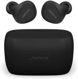 Jabra Elite 5 True Wireless in-Ear Bluetooth Earbuds - Hybrid Active Noise Cancellation (ANC), 6 Built-in Microphones for Clear Calls, Small Ergonomic Fit and 6mm Speakers – Black, Amazon Exclusive