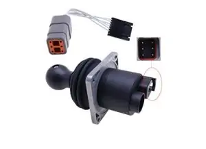 Jeenda Dual Axis Joystick Controller Assy 62390GT 101174 101174GT with Harness Adapter 119613GT Compatible with Genie S-45 S-60 S-65 S-80 S-85 S-100 S-120 Z-45/25J IC Z-51/30J Z-60/34