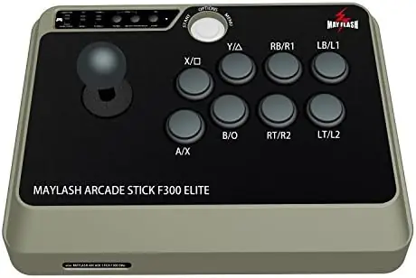 MAYFLASH Arcade Stick F300 Elite with Sanwa Buttons and Sanwa Joysticks for Xbox Series X, Xbox One, PS4, PS3, Windows, macOS, Steam Deck, Android, NEOGEO Mini,SEGA MEGA Drive, SEGA Genesis